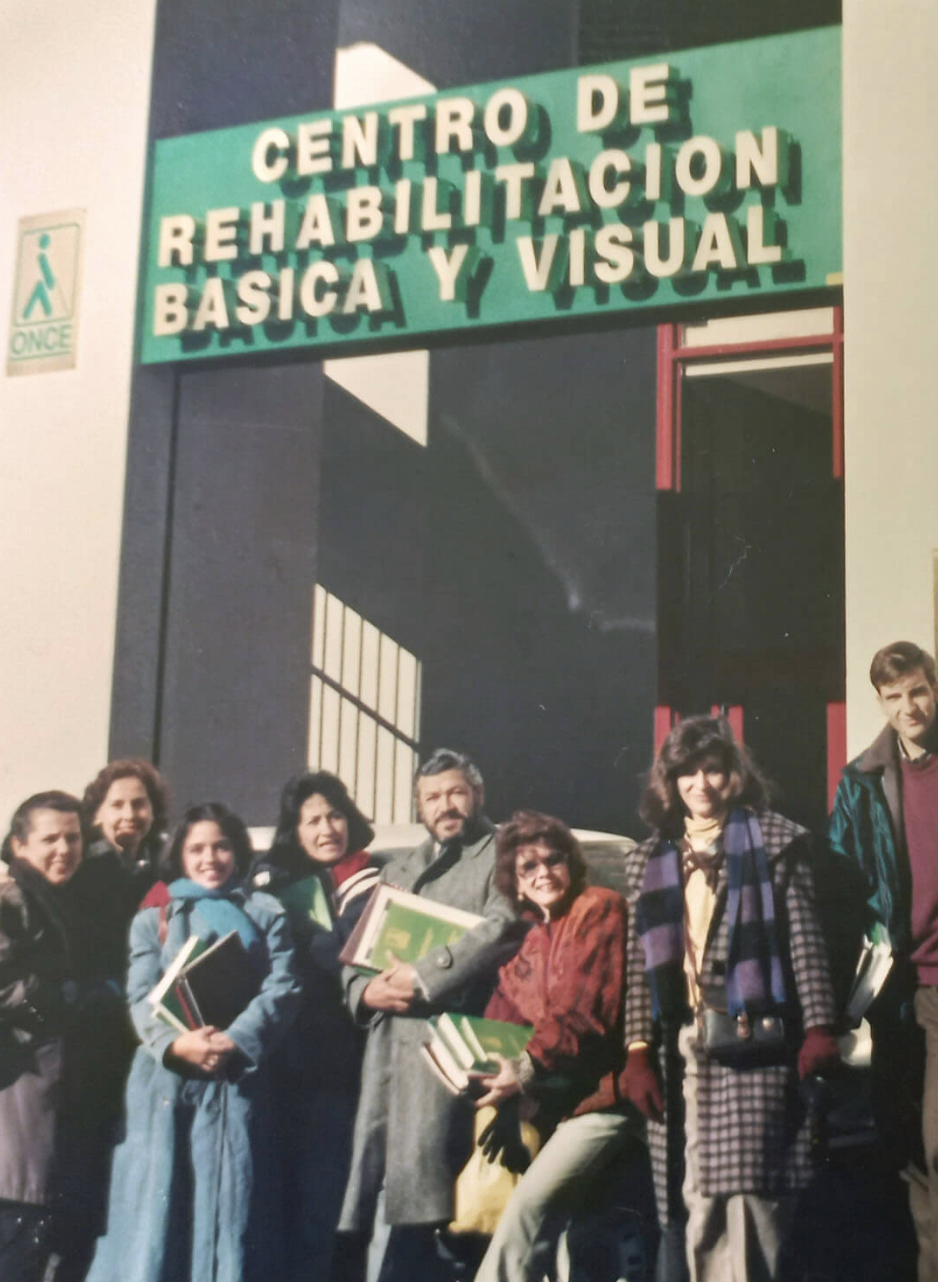 Formación en rehabilitación visual de la O.N.C.E. en España