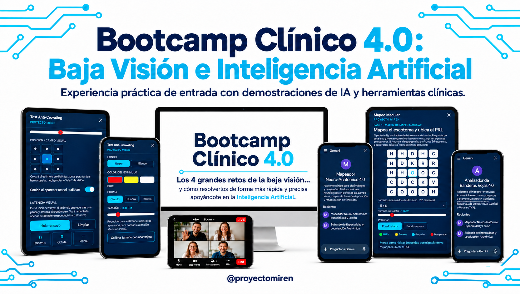 Bootcamp Clínico 4.0: Baja Visión e Inteligencia Artificial